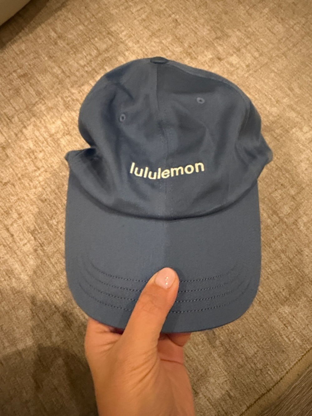 Lululemon Navy Logo Baseball Cap